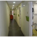 hallway with operatory rooms