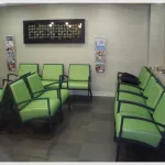 Partial view of the waiting room.