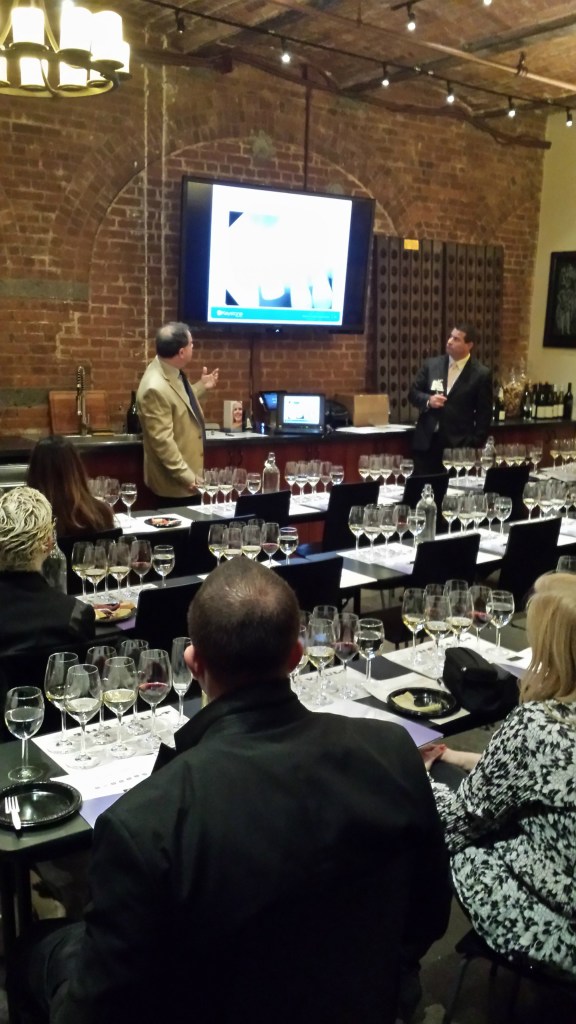 People attending the Chelsea Wine Vault Event